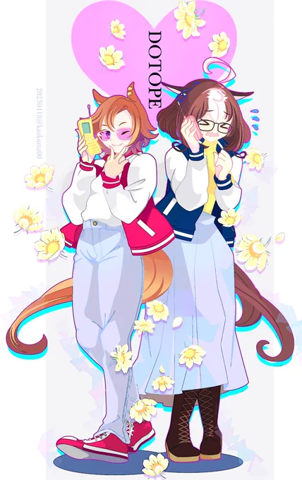 #見た人も何か無言で2人組をあげる 