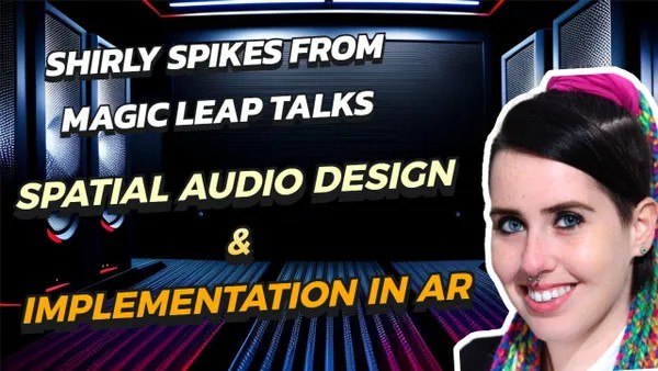 Join us on Thursday for an #AR audio presentation by Shirley Spikes from <a href="/magicleap/">Magic Leap</a>