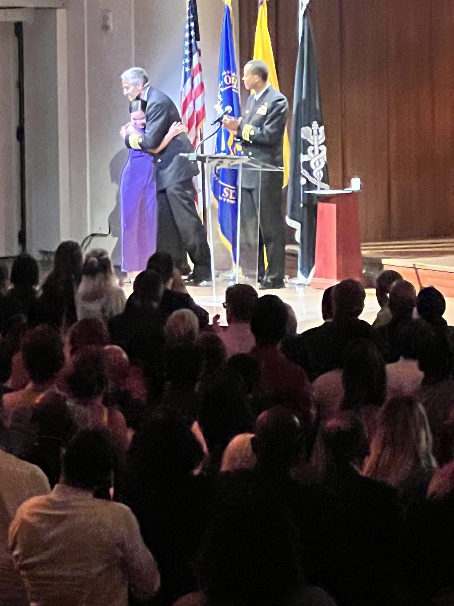 At the Kennedy Center celebrating our @BeyondDifferences student leader, Alysha Lee, with US Surgeon General Dr. Vivek Murthy.  Students turning their pain to power and uplifting millions others!