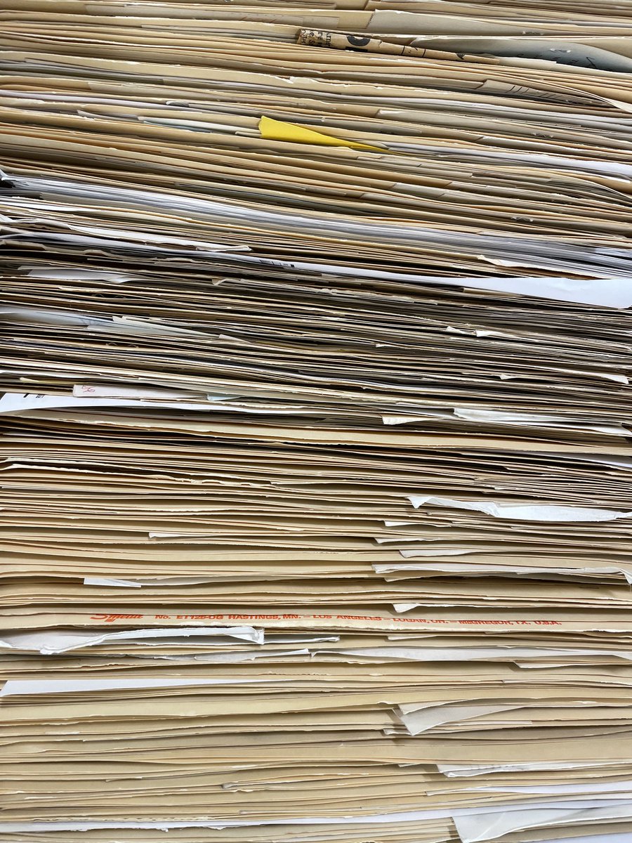 SchafferLibrary's tweet image. A look behind the scenes: This summer we transferred alumni files for the years 1930-1959 from College Relations to Special Collections &amp;amp; Archives. The files contain a wealth of information on Union College alumni and are some of our most requested items. archives.union.edu/repositories/3….