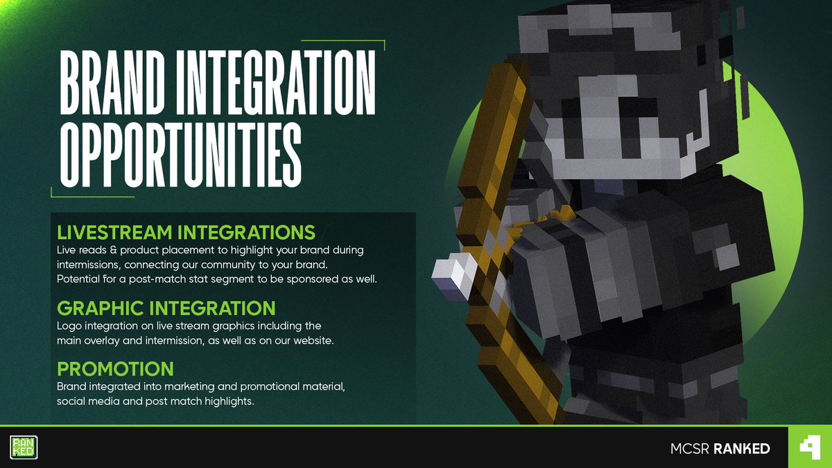 realcouri's tweet photo. ATTENTION!
@mcsr_ranked is looking for a last minute sponsor for our Season 2 Playoffs. Here's a pitch deck showcasing stream stats and what we bring to the table as the most professional Minecraft Tournament out there.

Please email mcsreloproject@gmail.com if you're interested! https://t.co/YmqxQXCNno