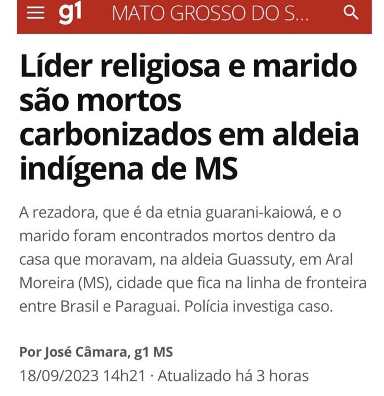 Meu Deus😔 O Governo Lula não está protegendo os índios?