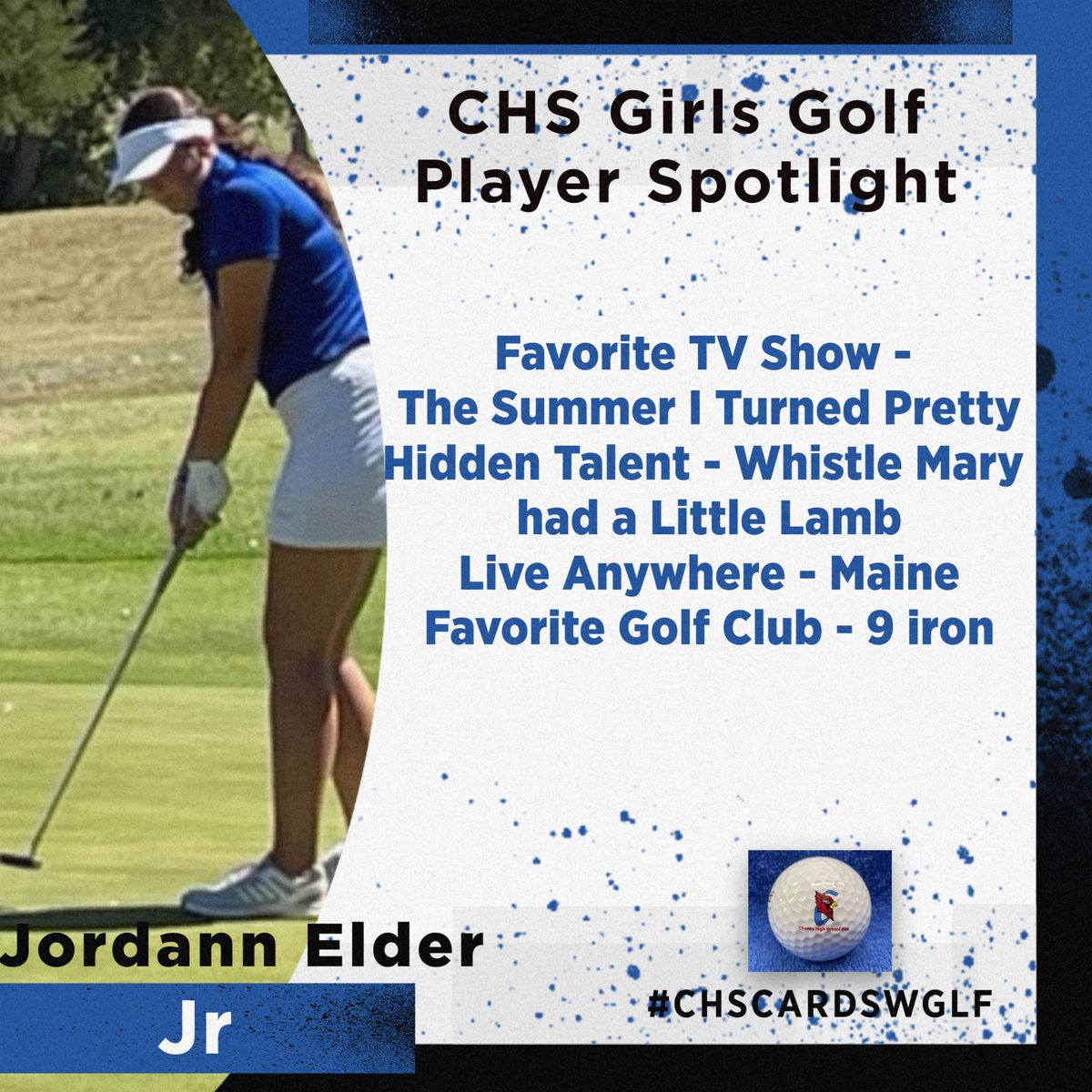 Cheney HS Girls Golf Player Spotlight
Junior- Jordann Elder