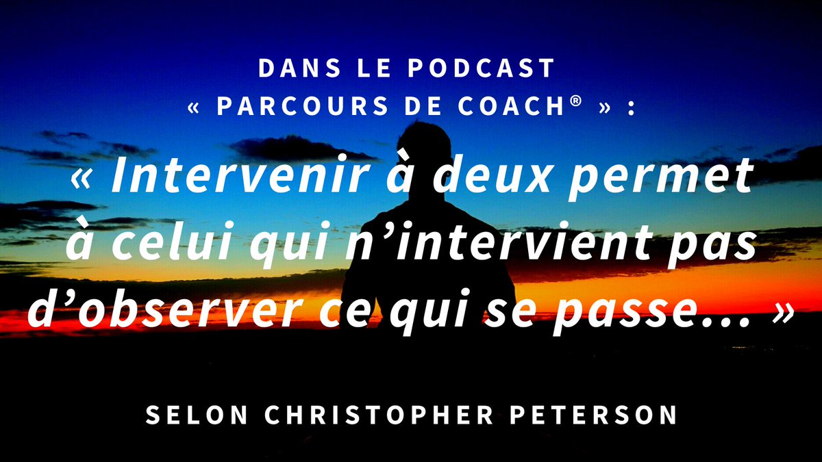 Dans le 27ème épisode du podcast « Un Coach À La Une® » les coachs Dominique BESSIÈRE et Christopher PETERSON nous parlent de présence dans le coaching.

Écoutez l'épisode : tinyurl.com/UCALU27

#coaching, #UnCoachÀLaUne #podcast

® lemediadescoachs.com - 2023