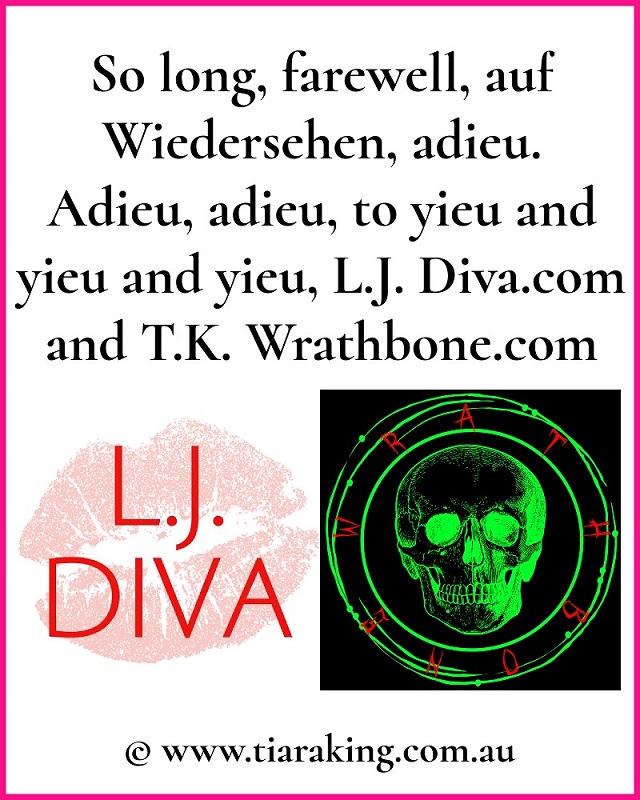 TiaraKingHQ's tweet photo. At midday, my 2 author sites will close after 15 and 8 years. It's a relief, I'm nostalgic, but lightened on my shoulders as the weight of some of my business is shucked off.
#tiarakinghq #tkwrathbone #ljdiva #author #authorlife #pennames #business #writers #writinglife #writing https://t.co/BmaJzLnBp6