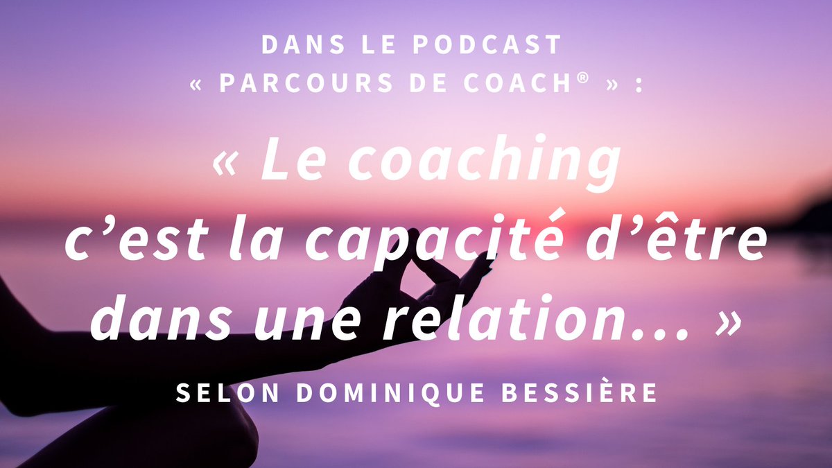 Dans le 27ème épisode du podcast « Un Coach À La Une® » les coachs Dominique BESSIÈRE et Christopher PETERSON nous parlent de présence dans le coaching.

Écoutez l'épisode : tinyurl.com/UCALU27

#coaching, #UnCoachÀLaUne #podcast

® lemediadescoachs.com - 2023