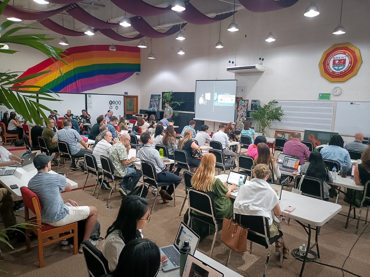 brentmanila's tweet photo. ChatGPT, AI Tools in Education Workshop with @jutecht 
An @EARCOSORG weekend workshop
#BrentPride
#BrentManila https://t.co/buWXNMFqqW