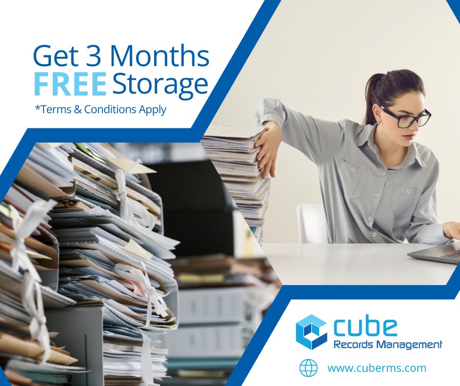 Back To School DISCOUNT: 3 MONTHS FREE #DocumentStorage 📚📖

Contact NOW before it ends!
👉🏼 bit.ly/RMSDocStorage

☎️ 0800 027 2668
📧 info@cuberms.com
📍 Cube House, Bell Lane, Uckfield

#UKCube #CubeRecordsManagement #Storage  #SelfStorage #SecureStorage #RecordsManagement