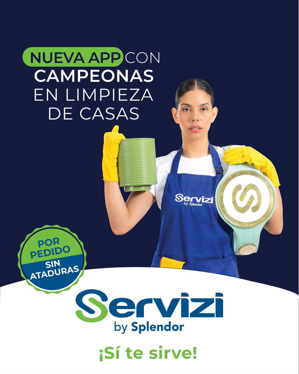 Ya al aire en RRSS, radio y vallas, nuestra más reciente campaña para #Servizi, una #app ideada por #Splendor que resuelve de la manera más sencilla el servicio de limpieza diaria de casas y apartamentos. Por pedido y sin ataduras. #construimoslovemarks