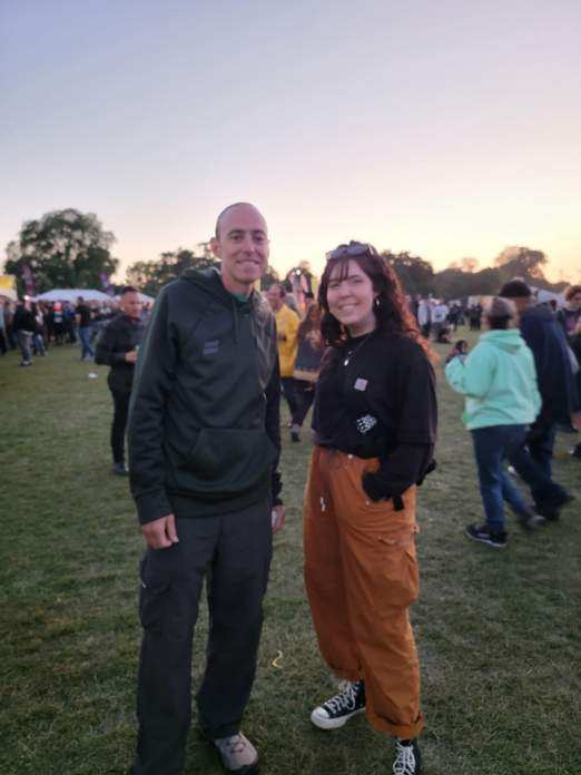 It was great to see <a href="/fleshwater_fm/">fleshwater</a> at <a href="/RiotFest/">Riot Fest</a>. Even better that I bumped into Marisa and got a pic! My kids are jealous!