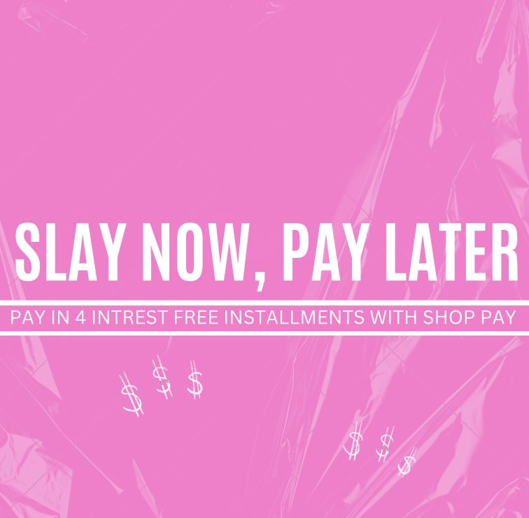 ‘ Slay Now , Pay Later’ with ShopPay Payments ! Pay in 4 free installments ! So yes ma’am , YOU CAN get that wig 💘

#explorepage #shoppay #klarna #afterpay #explore #smallbusiness #hairbusiness #nyskollection #shopblackowned