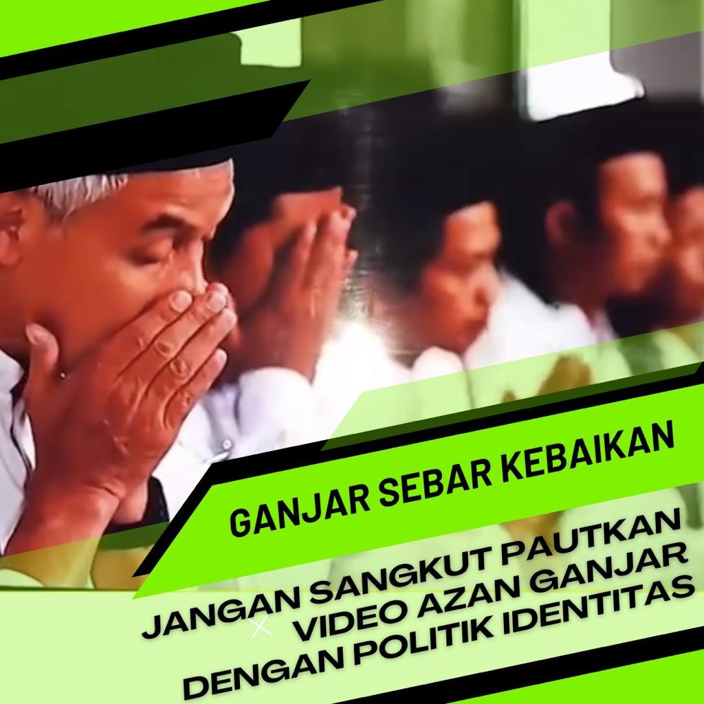 indonse7ahtera's tweet photo. Jangan sangkut pautkan Video Adzan Ganjar dengan politik identitas
#GanjarCapres #ganjarpranowo #pemilu #GanjarCapres2024 #Adzan https://t.co/XxaPBH0JE7