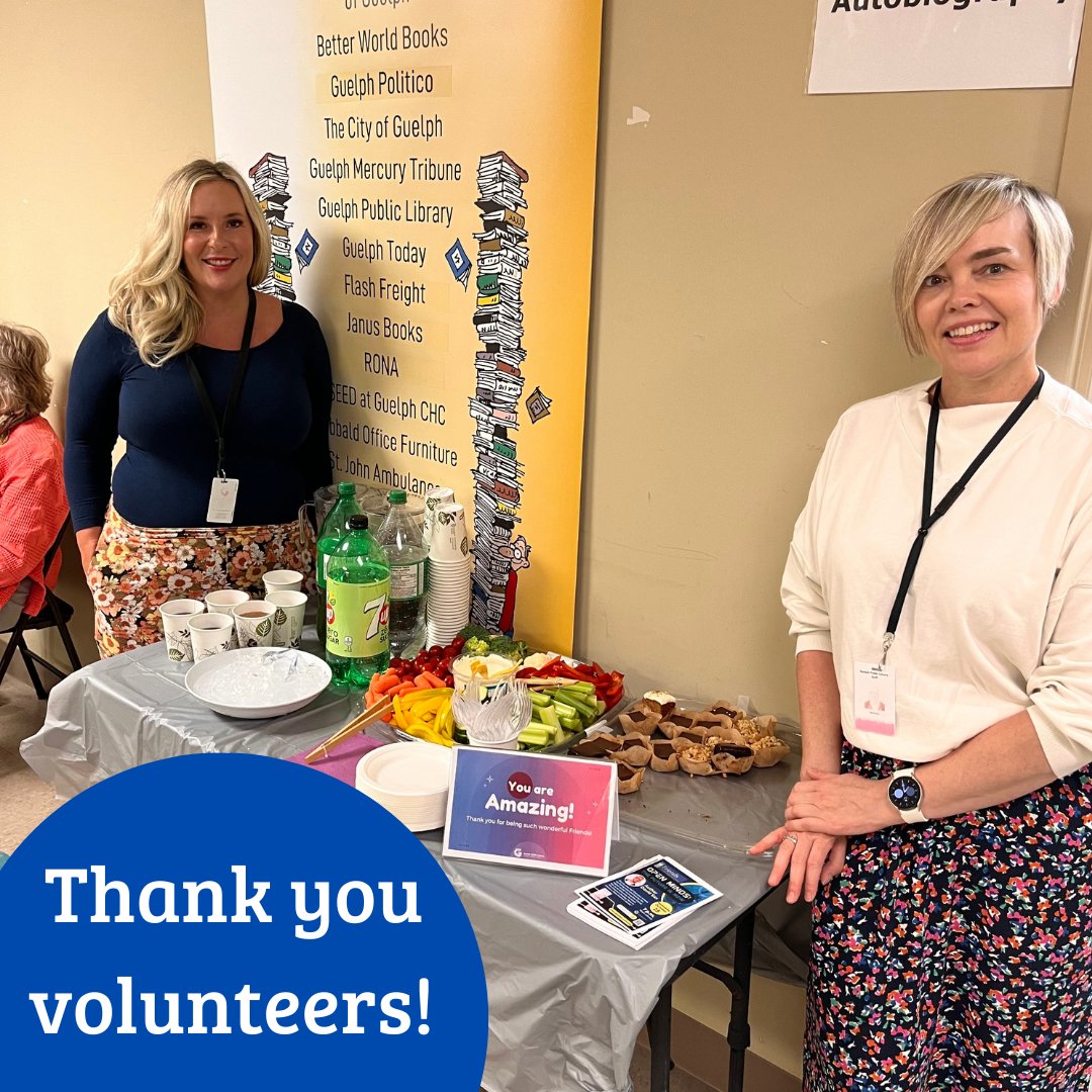 We would like to express our sincere appreciation to staff of @guelphpubliclibrary for hosting our Volunteer Appreciation event. It takes over 200 volunteers to host our sale from start to finish each year! Our 15th annual sale begins on September 20! fgpl.ca