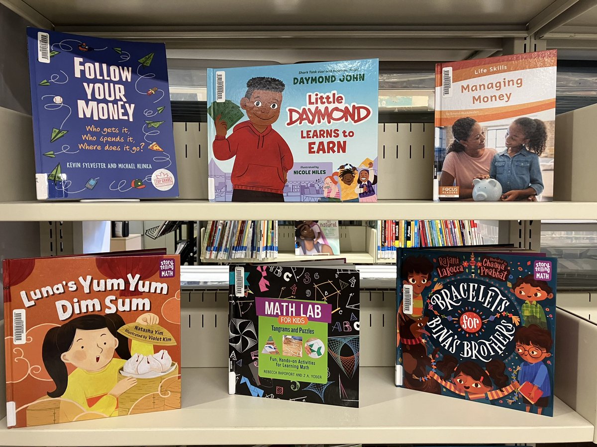 abmac4's tweet photo. Check out the new Math read-aloud books at @terryjamesrc! You can search for and borrow math-specific resources. 
@moniquevanitem @hmwalker23 @EDnellis @kritsand https://t.co/qEATVMkkmY
