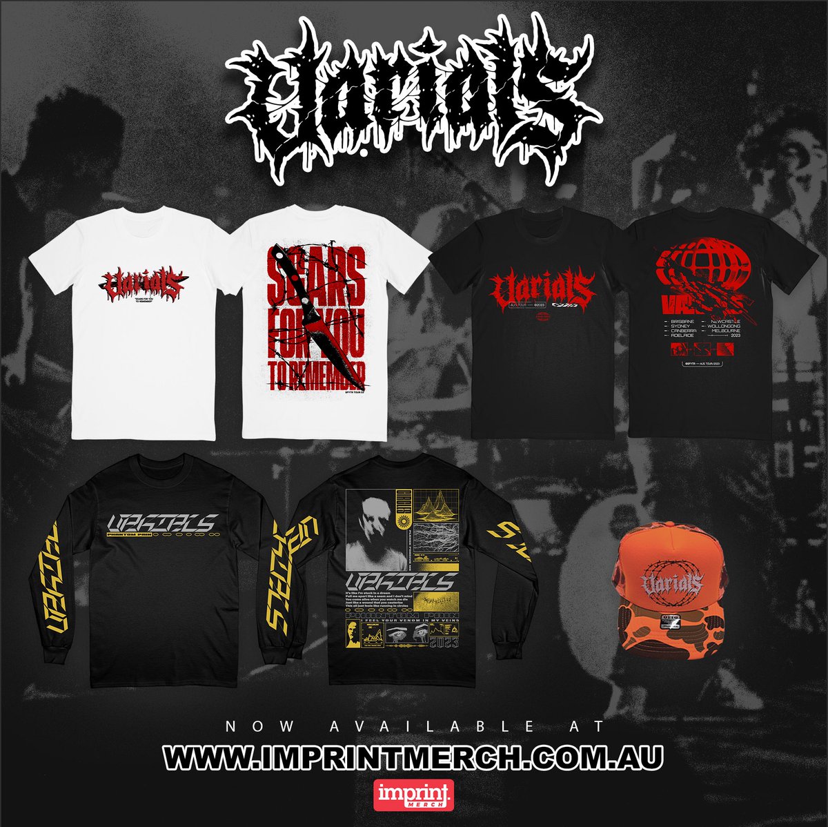 Teamed up with @imprintmerch for an Australian merch store check it! LINK: imprintmerch.com.au/collections/va…