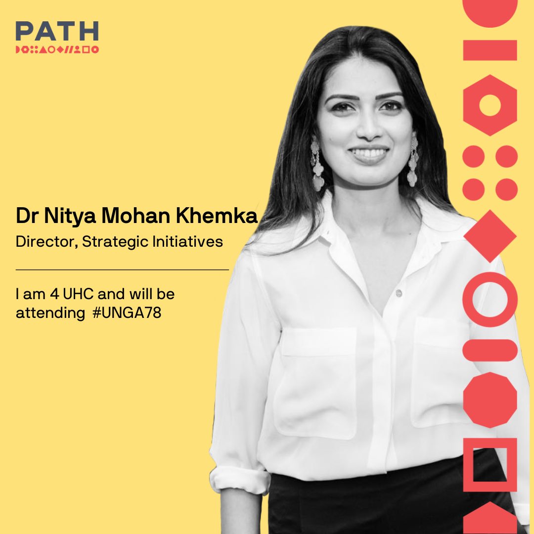 All eyes are on #UNGA78 this week and I’m excited to be here with my colleagues @PATHtweets. Looking forward to needle-moving conversations on climate and health and gender-responsive initiatives to improve access to quality healthcare #PATH4UHC