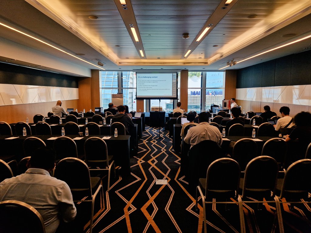 RecSys in HR Workshop (@recsyshr) on Twitter photo We are live in Singapore! Kicking off <a href="/RecSysHR/">RecSys in HR Workshop</a> with our first keynote by Matissa Hollister on the responsible use of AI in HR! #recsys2023 <a href="/ACMRecSys/">ACM RecSys</a> We are live in Singapore! Kicking off <a href="/RecSysHR/">RecSys in HR Workshop</a> with our first keynote by Matissa Hollister on the responsible use of AI in HR! #recsys2023 <a href="/ACMRecSys/">ACM RecSys</a>