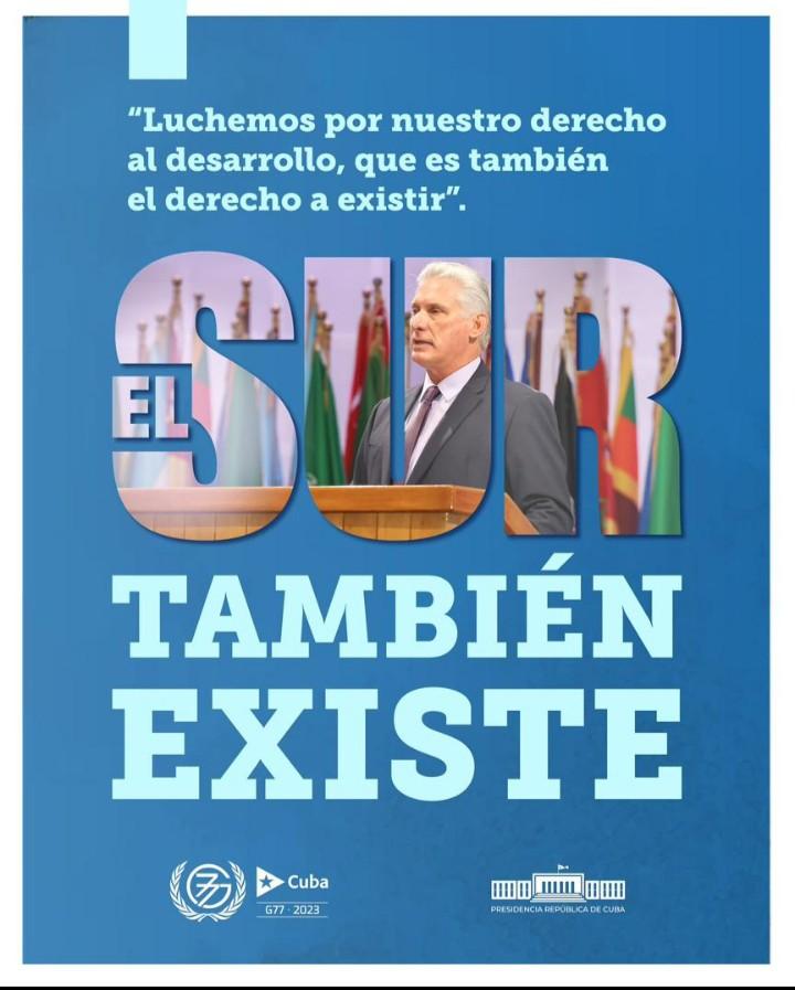 #FidelPorSiempre: "Resulta evidente que el actual orden económico internacional que genera desigualdades (...), funciona solo para la minoría  de la población del planeta y excluye de sus beneficios a la gran mayoría". #DiazCanelEnONU #SanctiSpíritusEnMarcha <a href="/DeivyPrezMartn1/">Deivy Pérez Martín</a>