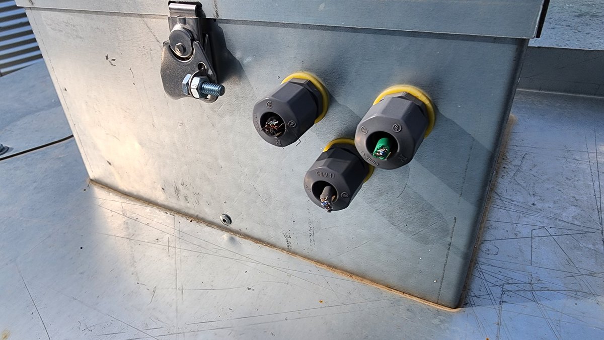 twellmann's tweet image. That time of the year when you go to fire up your two year old @SukupMfg Mixed Flow dryer only to discover they used wires that the squirrels find delicious.... And EVERY WIRE on the thing has been eaten. 

#EngineeringFail