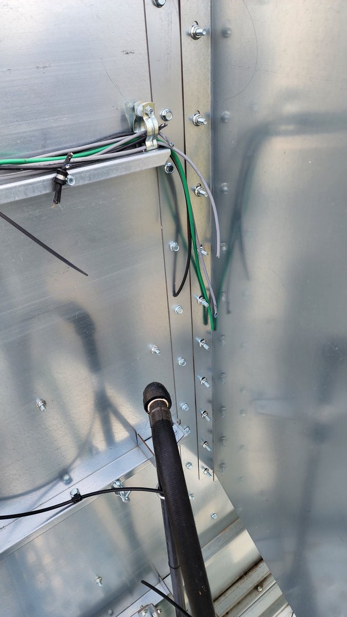 twellmann's tweet image. That time of the year when you go to fire up your two year old @SukupMfg Mixed Flow dryer only to discover they used wires that the squirrels find delicious.... And EVERY WIRE on the thing has been eaten. 

#EngineeringFail