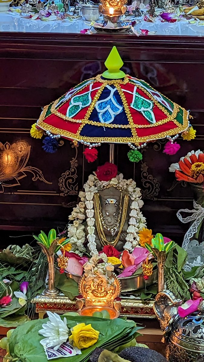 manicktweet's tweet image. #VinayakarChathurthi  Puja at our home #Toronto