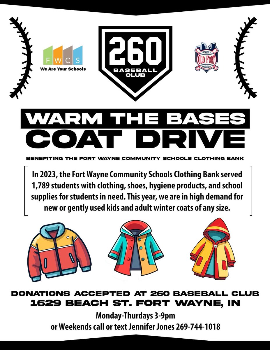 Help us help others! It’s coming to that time of the year, if you have any spare jackets or jackets that don’t fit anymore we will have a donation tub inside the facility! #JoinTheLegacy