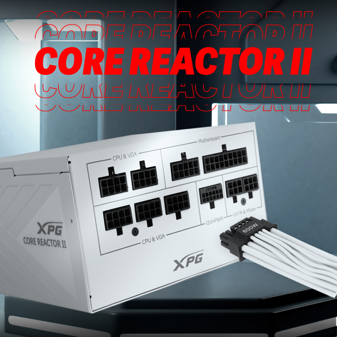XPG_Global's tweet photo. Power your battle station with a pristine white CORE REACTOR II PSU and cables for a clean, sleek look!
#XPG #COREREACTORII #PCDIY #PSU #ATX3 https://t.co/0CKNg9BQdt