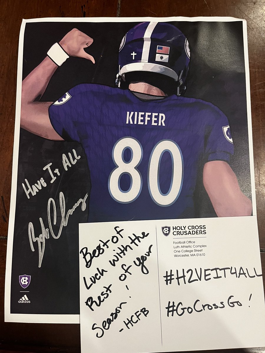Thanks for the graphic <a href="/HCrossFB/">Holy Cross Football</a> Keep stacking W’s. Hope to see you all soon. 
#H2VEIT4ALL #GoCrossGo 

<a href="/CoachBobChesney/">Robert Chesney</a> <a href="/CoachRG18/">Rich Gunnell</a> <a href="/CoachScottJames/">Scott James</a>