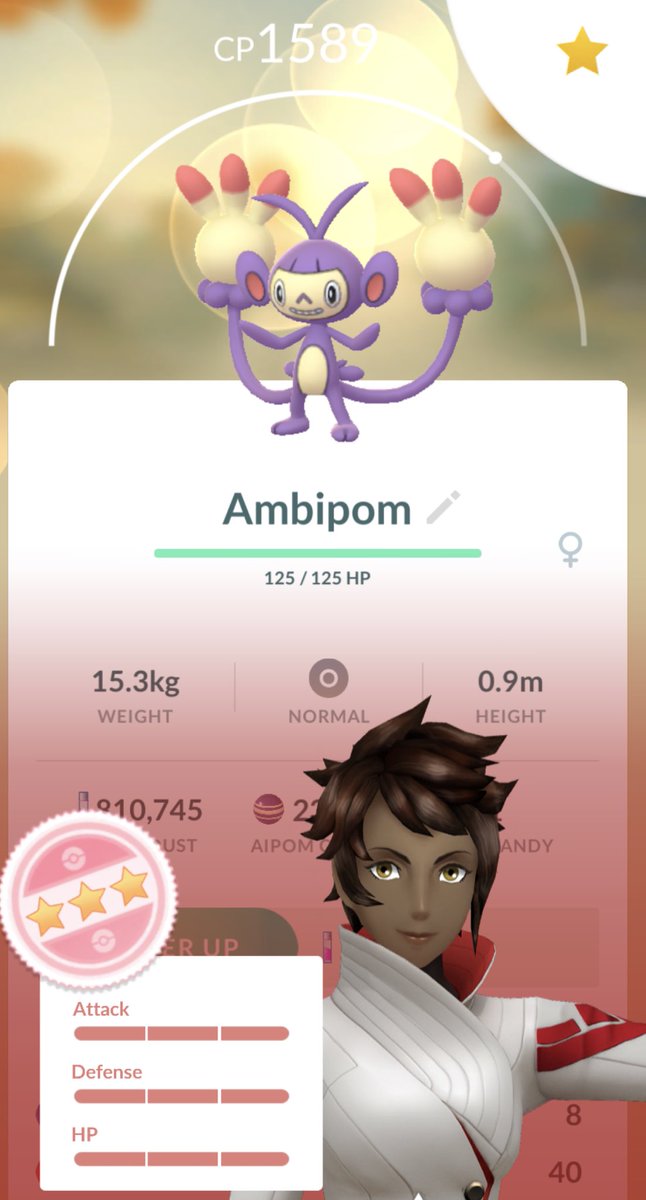 PokemonMudir's tweet photo. . #hundo #pokemon #pokemongofriends #pokemongo #ambipom #perfect #purple #100 https://t.co/RJujAVXNyE