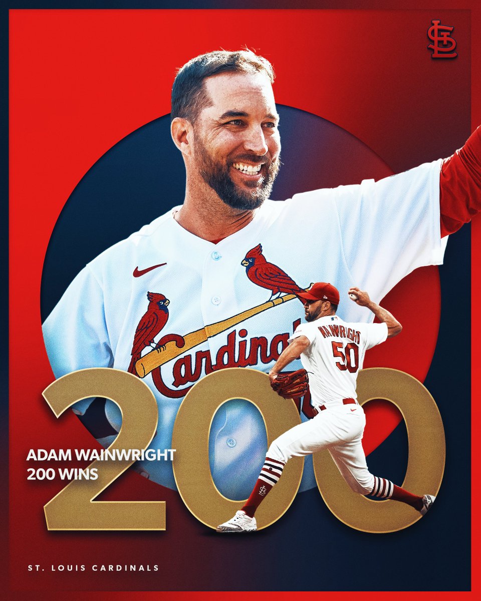MLBONFOX's tweet photo. WAINO!!! Adam Wainwright reaches 200 career wins after throwing seven shutout innings! 👏 https://t.co/rNIQKokxQm