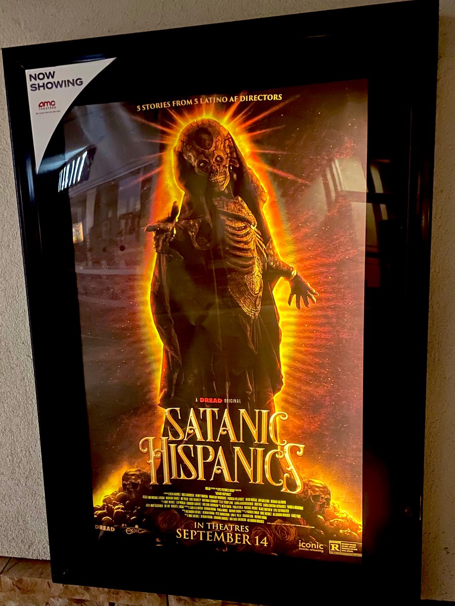 had a lot of fun with  #SatanicHispanics. great segments & a bunch of familiar Latino faces. highly recommend if it’s playing near you🍿

an older woman in our theater said at the end “why aren’t they having more screenings for this?? it’s way better than a lot of other movies”😂