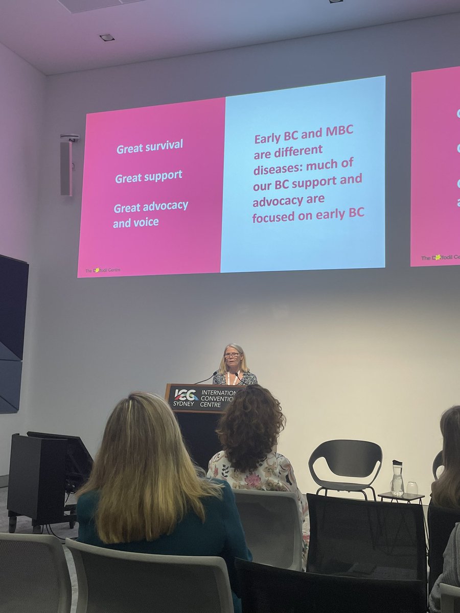 Dr Carolyn Mazariego-Jones (@cg_mazjo) on Twitter photo At a loss for words to describe the impactful presentation from consumer-researcher <a href="/DrAndreaLSmith/">Dr Andrea Smith</a>
Your personal story, expertise & passion to move the dial to ensure #supportivecare is inclusive for those living with metastatic breast cancer is nothing short of inspiring. At a loss for words to describe the impactful presentation from consumer-researcher <a href="/DrAndreaLSmith/">Dr Andrea Smith</a>
Your personal story, expertise & passion to move the dial to ensure #supportivecare is inclusive for those living with metastatic breast cancer is nothing short of inspiring.