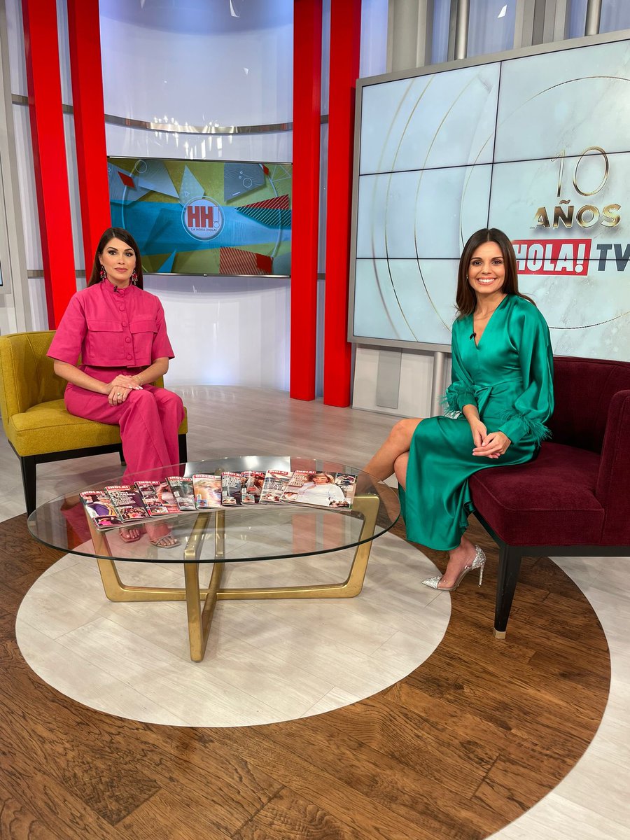 En #HOLATV estamos celebrando nuestros #10AñosContigo y hoy, en nuestro set, nos visita <a href="/Molly_Isler/">Gabriela Isler</a>, la reina de belleza venezolana que hace una década se coronó como Miss Universo. 
No te pierdas esta charla exclusiva🇻🇪👑