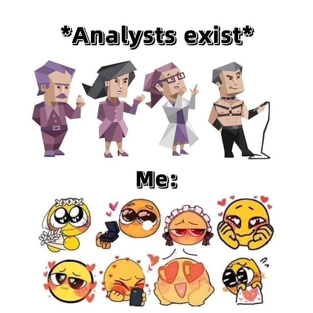 MBTI_MK's tweet photo. Did you say "analysts"?

#MBTI #mbtimemes #mbtifanart #MBTI테스트 #MBTI診断 #16Personalities #INTJ #ENTP #ENTJ #ESFJ #ISTJ #ESTJ #ISFJ #ENFP #INFP #ENFJ #INFJ #ISFP #ESFP #ESTP #ISTP https://t.co/56pIbISYw6