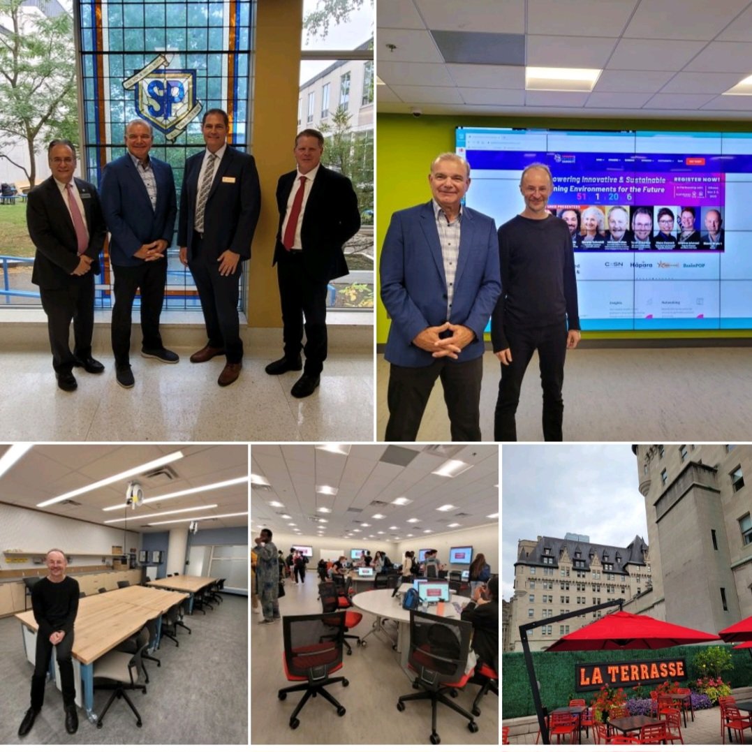 MindShareLearn's tweet photo. 45 days to Go! Inspiring site visit to #Ottawa last week w/ host partners in preparation to host our 14th Canadian #EdTechSummit23. @OttCatholicSB @AlgonquinCollege @uOttawaEdu Join us November 2-3 $100 off earlybird ends tomorrow! https://t.co/jNZicSyR3G #ai #stem #K20 https://t.co/uQJi7VwZuZ