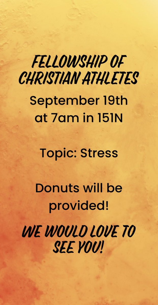 Be there!