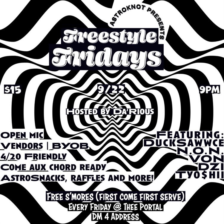 Tyoshiiyo's tweet photo. Catch me &amp; my boy @BOEVON9 at Thee Portal this Friday @ 9pm! ‼️💯 #Bros10Ent https://t.co/tGZdMdG284