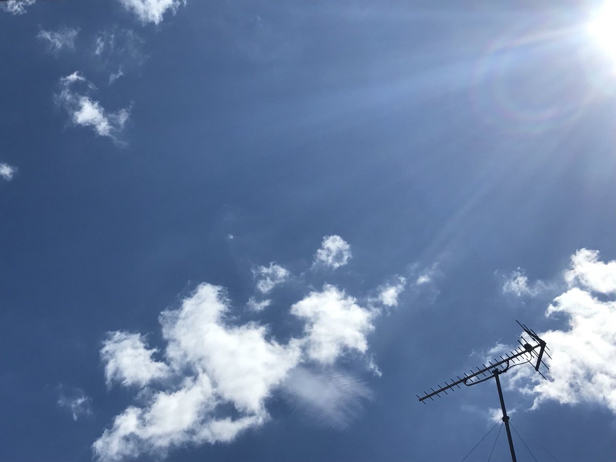 harukii_PR's tweet photo. 皆さま、こんにちは。東京世田谷の弊社上空は、濃い青の空に真っ白な雲が美しいです。秋の空ですね。空気も幾分乾いてきました。気温はまだまだ高いですが、やっと夏が終わるのだなぁと感じます。猛暑でも酷暑でも激暑でも、やはり終わるのは寂しいですね。もう少しの残暑を楽しみましょう！ https://t.co/ZJT1ZvNHS6