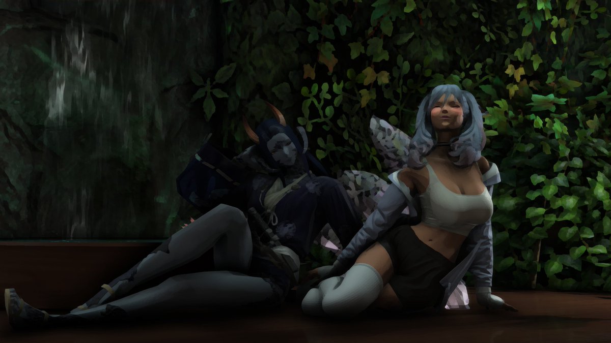 DeeLuffy11's tweet photo. With Camus Drawing/Oil paint filter :3 

#ffxiv #gpose https://t.co/lgvy96Lgof