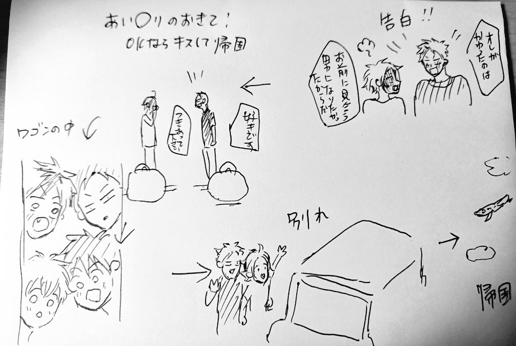 なぜラストに秋春の出番が少なかった納得しようとして生まれた話(笑) 