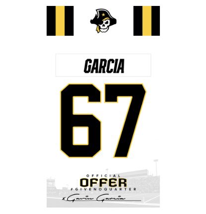 Gavin Garcia (@gavinmgarcia) on Twitter photo Extremely grateful that I just had an amazing conversation with <a href="/CoachBishopSU2/">Coach John Bishop</a>. I’m excited to announce I’ve received an offer from Southwestern University Football! Thank you Coach Bishop for the opportunity. Go Pirates!
<a href="/CoachTRoss/">Tom Ross</a> <a href="/SWC_Eboh/">Kenneth Eboh</a> <a href="/SUPiratesFB/">Southwestern FB</a> <a href="/SV_RangerFB/">SV Ranger Football</a> Extremely grateful that I just had an amazing conversation with <a href="/CoachBishopSU2/">Coach John Bishop</a>. I’m excited to announce I’ve received an offer from Southwestern University Football! Thank you Coach Bishop for the opportunity. Go Pirates!
<a href="/CoachTRoss/">Tom Ross</a> <a href="/SWC_Eboh/">Kenneth Eboh</a> <a href="/SUPiratesFB/">Southwestern FB</a> <a href="/SV_RangerFB/">SV Ranger Football</a>