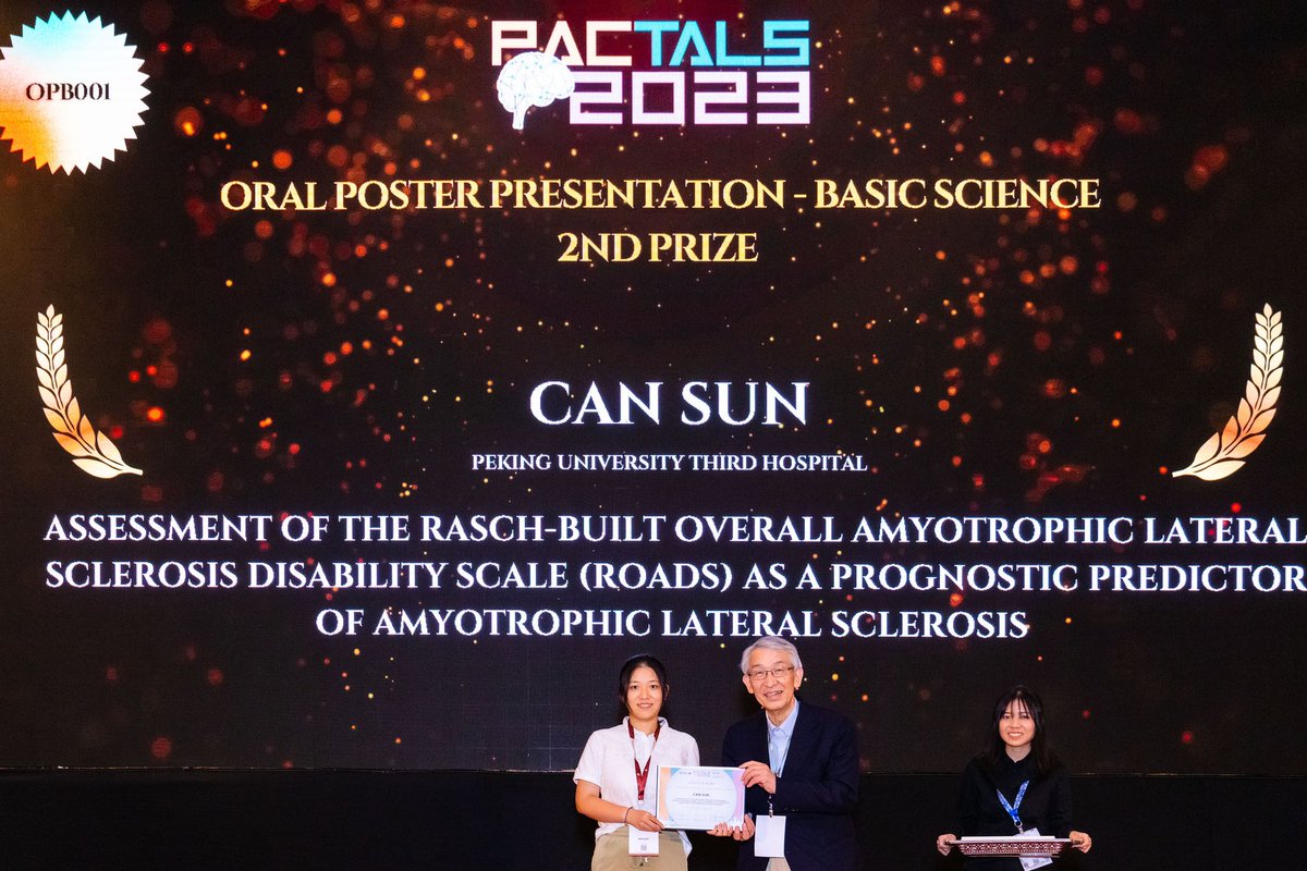 pactals's tweet image. #PACTALS2023 Congratulations to our oral poster winners 👏🏻👏🏻👏🏻

@BrainNerveConcord @ChineseUniversityHK @PekingUni3rdHosp