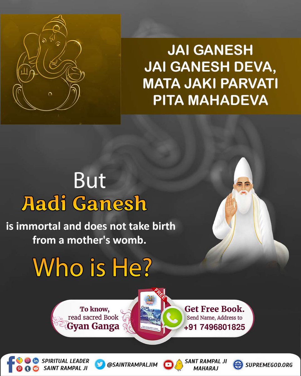 #StoryOfAadiGanesha Is Shri Ganesha immortal? To know more, read sacred Book 'Gyan Ganga'