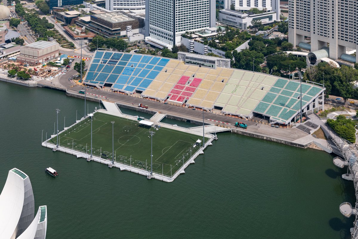matty_woods's tweet photo. @greg4hire @BasilZempilas Singapore has the Float stadium, it would be cool for Perth to have something similar https://t.co/GY3p5f0iB8