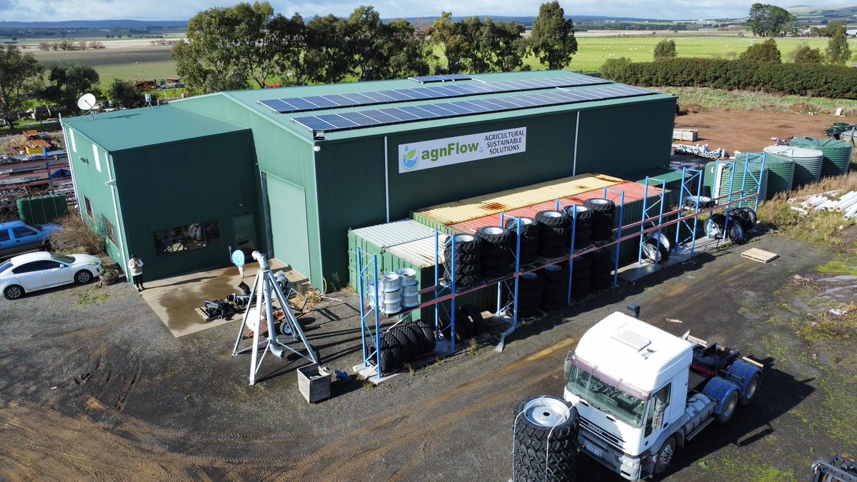 agnFlow's tweet photo. 🌱 At Agnflow we take pride in manufacturing locally and ensuring a reliable supply chain for all your center pivot irrigation needs! Our spacious warehouse is stocked with the FULL range of spare parts, ready to support your farming operations year-round. 🚜#IrrigationSolutions https://t.co/ttJfEZ7ceT