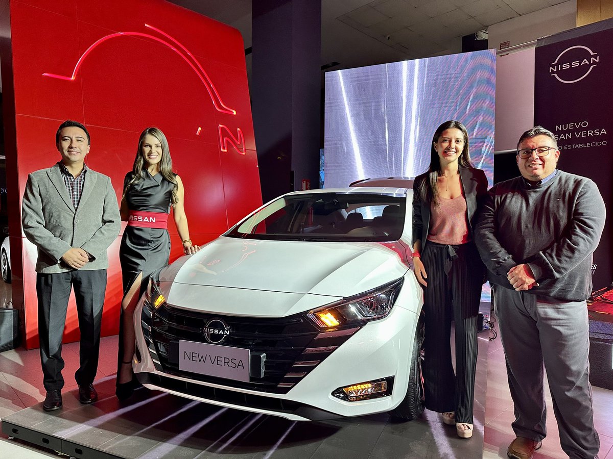 De la mano de Automotores y Anexos, tuvimos el lanzamiento del Nuevo #NissanVERSA 2024 en Ecuador! 

✅ Conoce más de su diseño y tecnologías NIM en nissan.com.ec

#RetaLoEstablecido
#NissanInsidersLATAM 
#technology