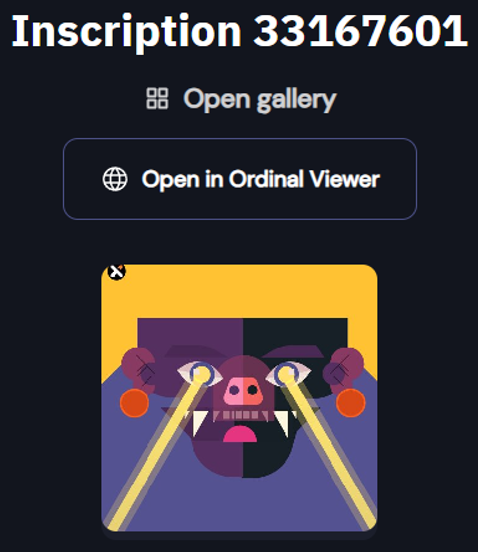 Colonel_Meta's tweet photo. Bitcoin Faces👹で『so』の名前でOrdinalsを刻みました📜🖋️
レーザービームのクールな👹で嬉しい😍

いろんな名前でどんな👹が来るか、試すだけなら無料です。ただ、サイトで『名前』を入れるだけ✨✨
#BitcoinFaces #Ordinals https://t.co/CQBwc4Eawn