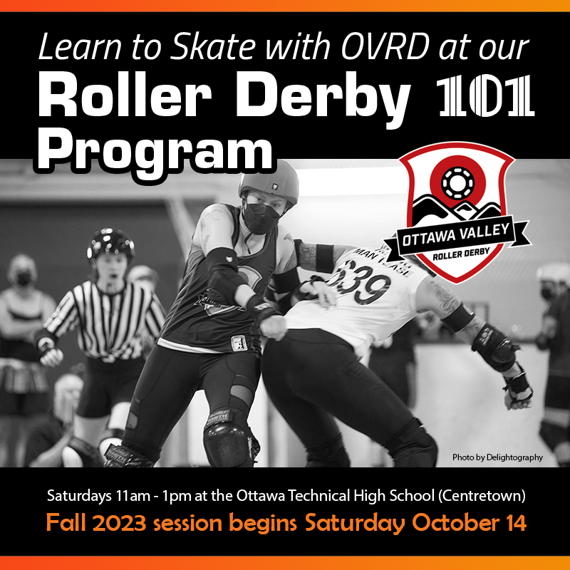 Roller Derby 101 is still accepting applicants for the Fall  2023 session. Classes are on Saturday mornings from 11am - 1pm for 12 weeks. Come learn to skate, stop, and fall safely with our coaches and trainers at the old Tech High School starting Oct 14. docs.google.com/forms/d/e/1FAI…