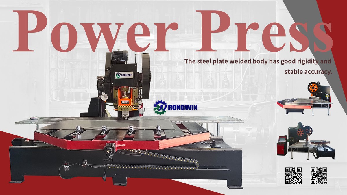 LiYiRONGWIN's tweet image. Rongwin produces various types of punch presses to meet the production needs of different customers. For more details please contact me
Whatsapp:008615156147667
Email:info@rongwinmachinery.com
Web:rongwinmachinery.com
rongwin.net
#punchpresses
#powerpress