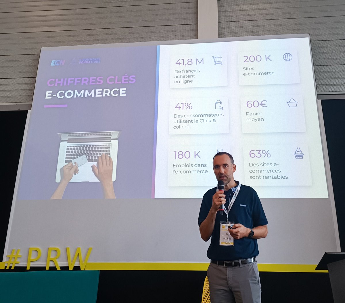 📊 Les chiffres clés du #Ecommerce :

- 200K sites e-commerce
- 60€ de panier moyen
- 41,8M de français achètent en ligne
- 63% des sites e-commerce sont rentables
- 180K emplois 

#ParisRetailWeek